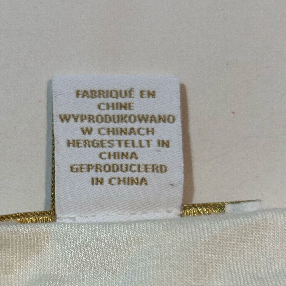 House of Harlow 1960 Cream Knit Ruffle Flutter Sleeve Knee Length Midi Dress L - Picture 16 of 16